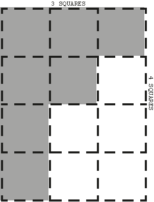Concept grid of simple pixel character